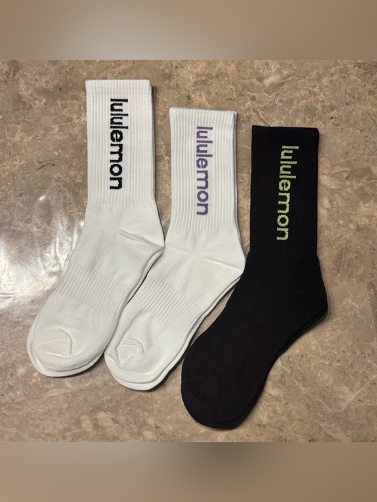lululemon athletica Other - New Women’s Lululemon Athletica Socks 
3 pairs Size Medium 
Socks stretch